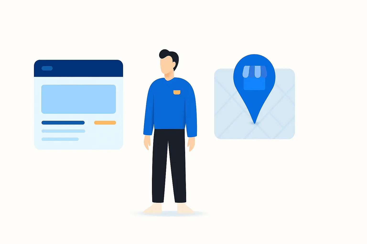 online business illustration