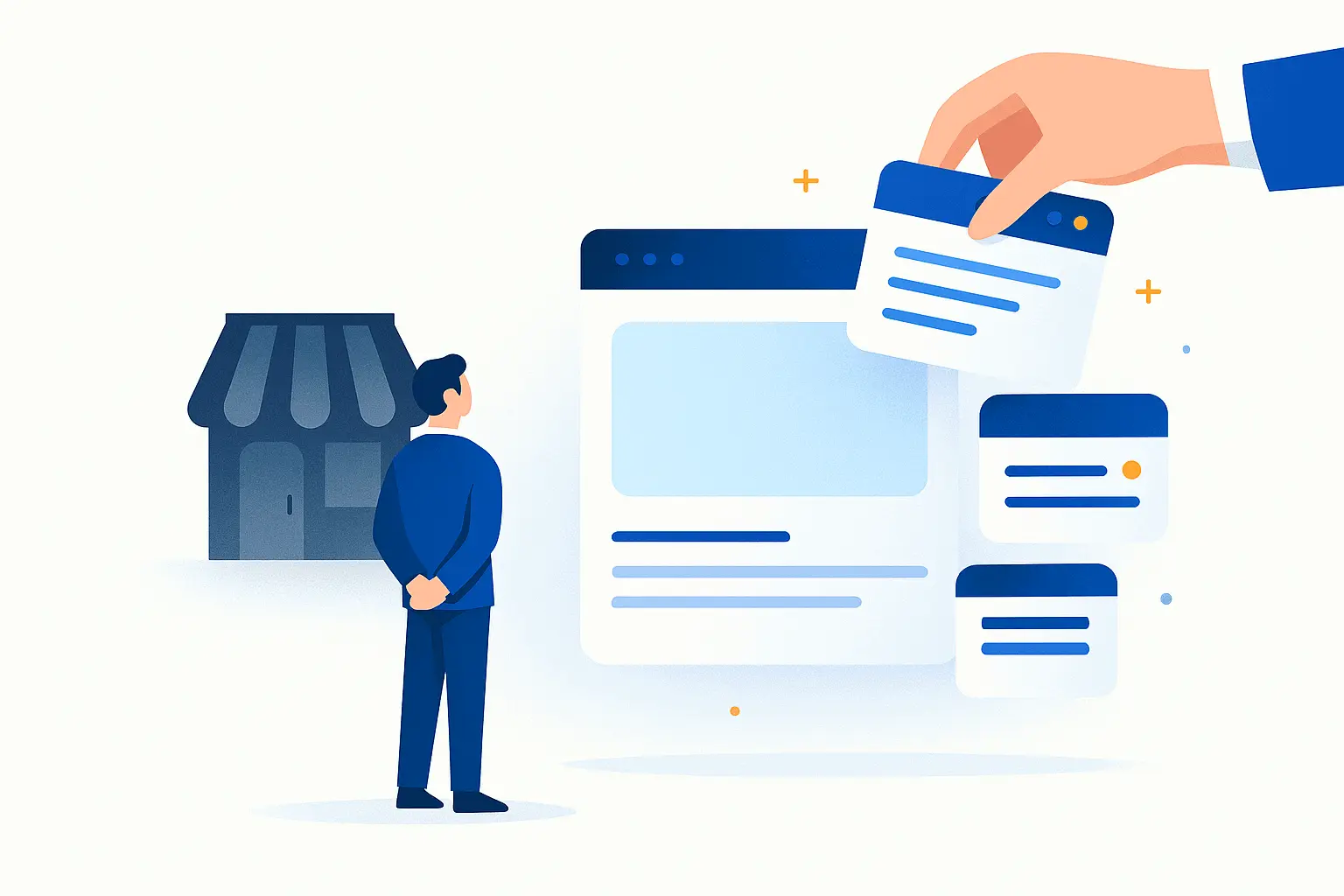 working website illustration